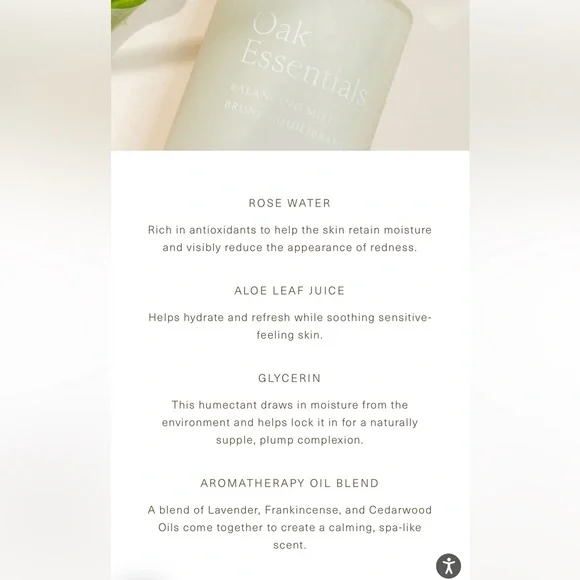 Oak Essentials x Jenni Kanye Full Size Balancing Toning Mist 100ml/3.4 fl oz $46 - Picture 11 of 14